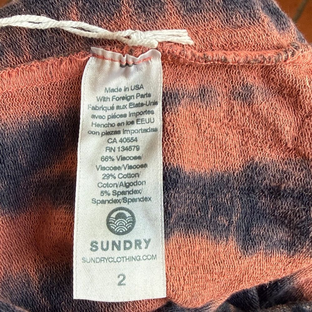 Sundry Yoga Pants Brick Navy Tie Dye M - Picture 5 of 5